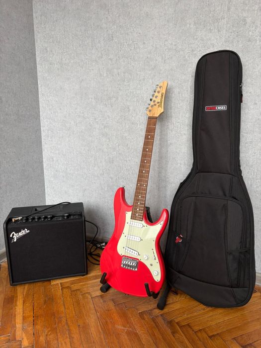 Електрогітара Ibanez AZES31 + Fender Mustang LT25 + чохол — майже новий комплект