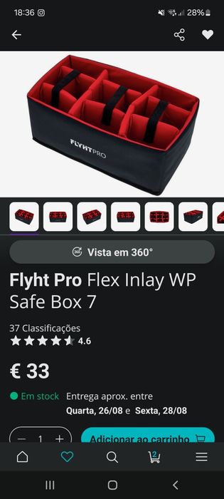 Flight pro safe box 1/7 organizer