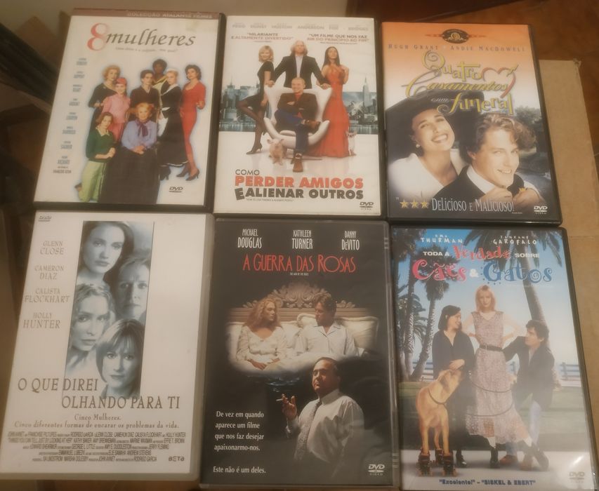 Vários DVDs raros a 3€ cada (Promoção: 4 = 10€)