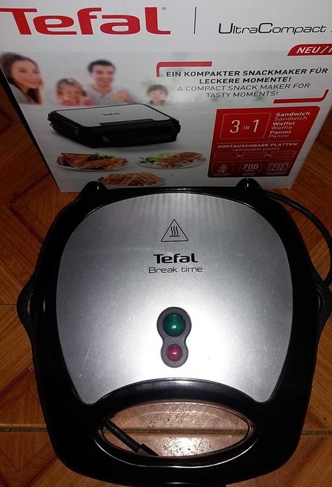 Мультимейкер Tefal UltraCompact 3в1 SW383D10 полностью рабочий