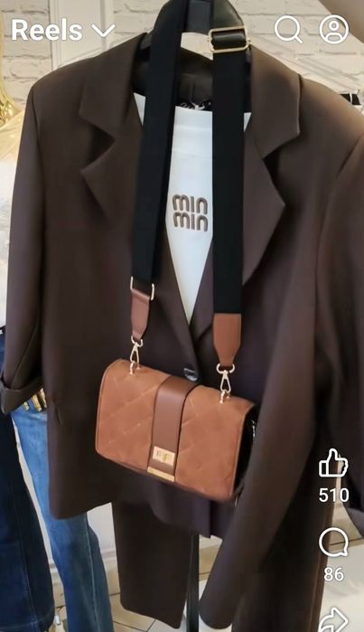 Marynarka czekoladowa brązowa r.44.46