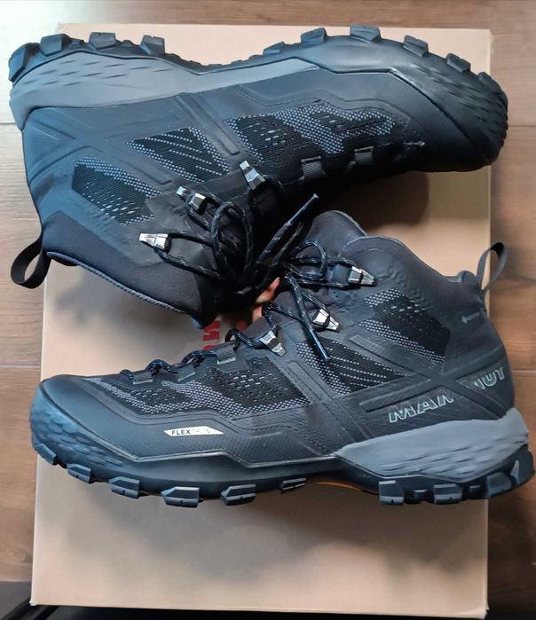 Трекінгові чоловічи черевики Mammut Ducan Mid Gtx black-dark titanium