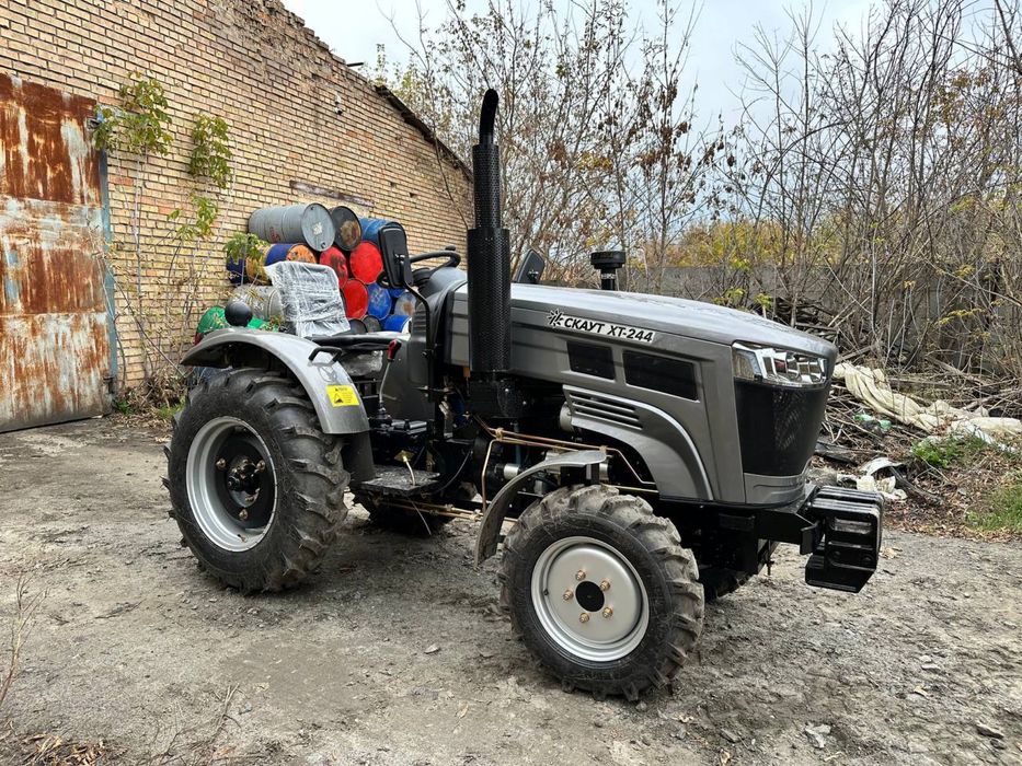 Мiнiтрактор Скаут XT 244 (3*1)(сiрий) доставка до дверей безкоштовна