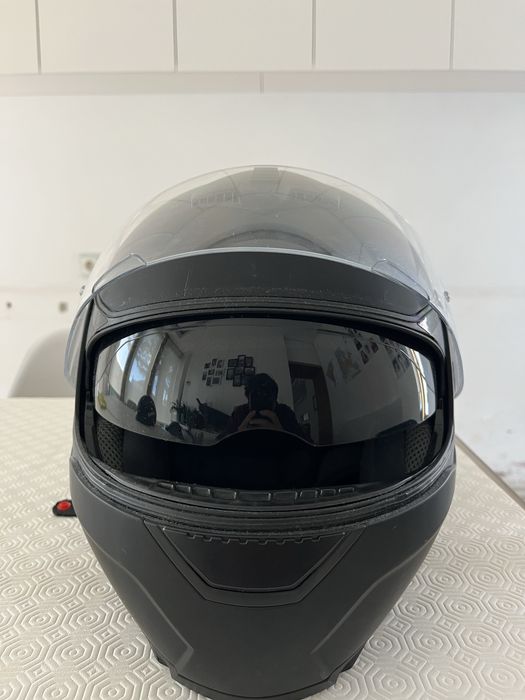 Capacete Completo Preto Mota