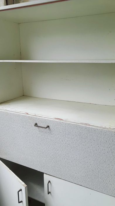 Сервант кухонный  белый 167x90x40 см