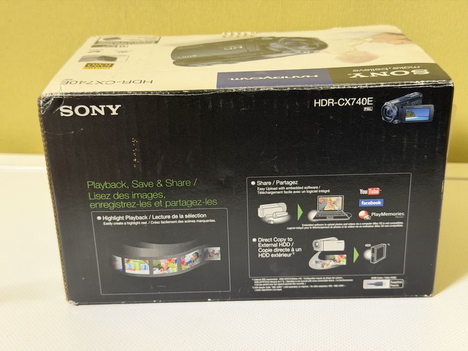 Видео камера HDR-CX740E