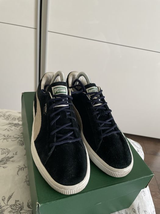 Puma Suede sneakersy skorzane nubuk czarne 38 adidasy trampki tenisowki