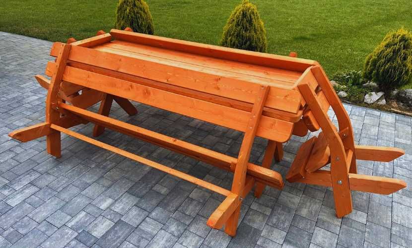 Meble Ogrodowe 2 metrowe drewniane tradycyjne NOWE solidne