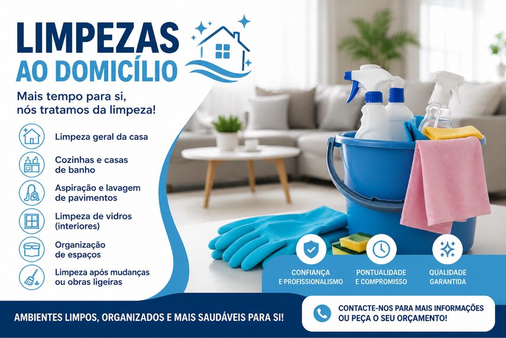 Serviço de limpeza ao domicílio