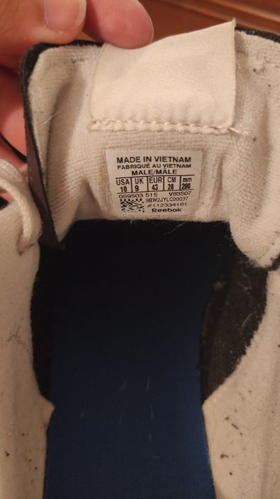 Tênis reebok Royal flag