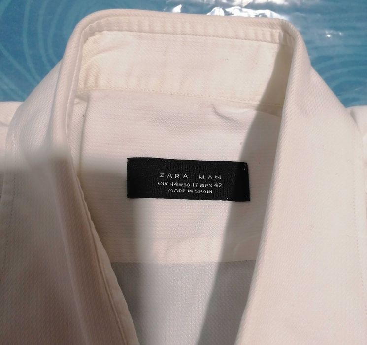 Camisa homem branca ZARA 44