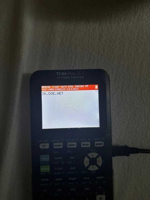 Calculadora TI 84 Plus CE-T phyton edition