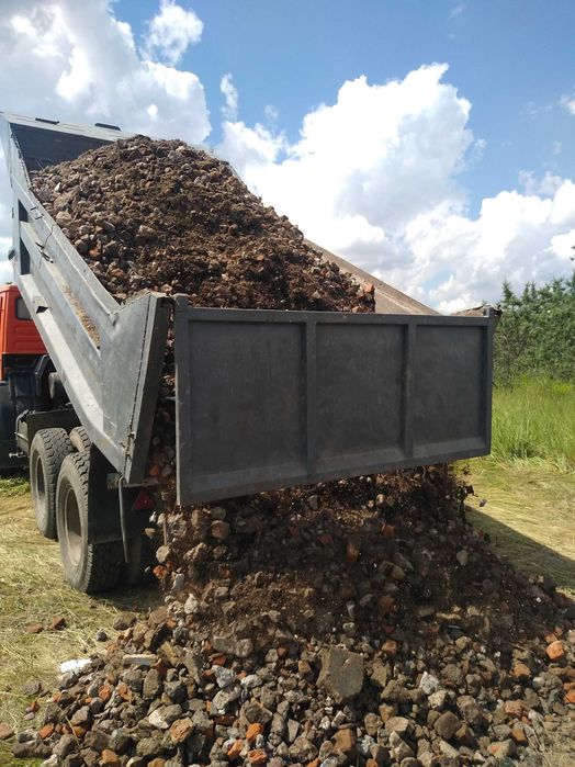Щебень песок отсев пісок щебінь відсів камінь бут земля вивіз сміття