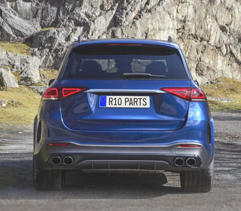 DIFUSOR MERCEDES GLE W167 AMG 19- LOOK GLE53 PRETO
