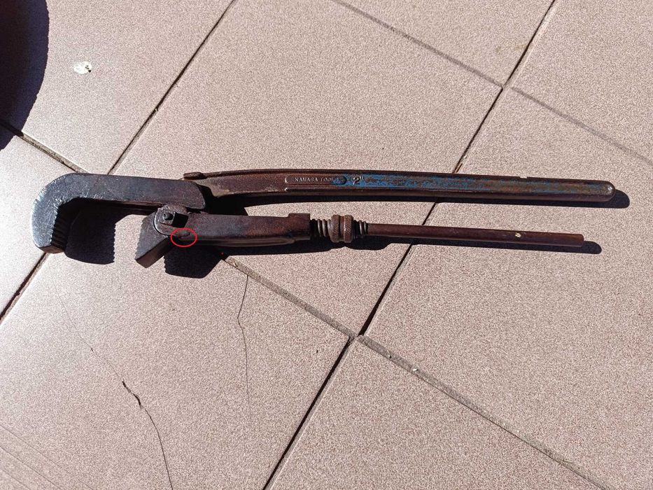 Stary klucz do rur Kamasa Tools 2"