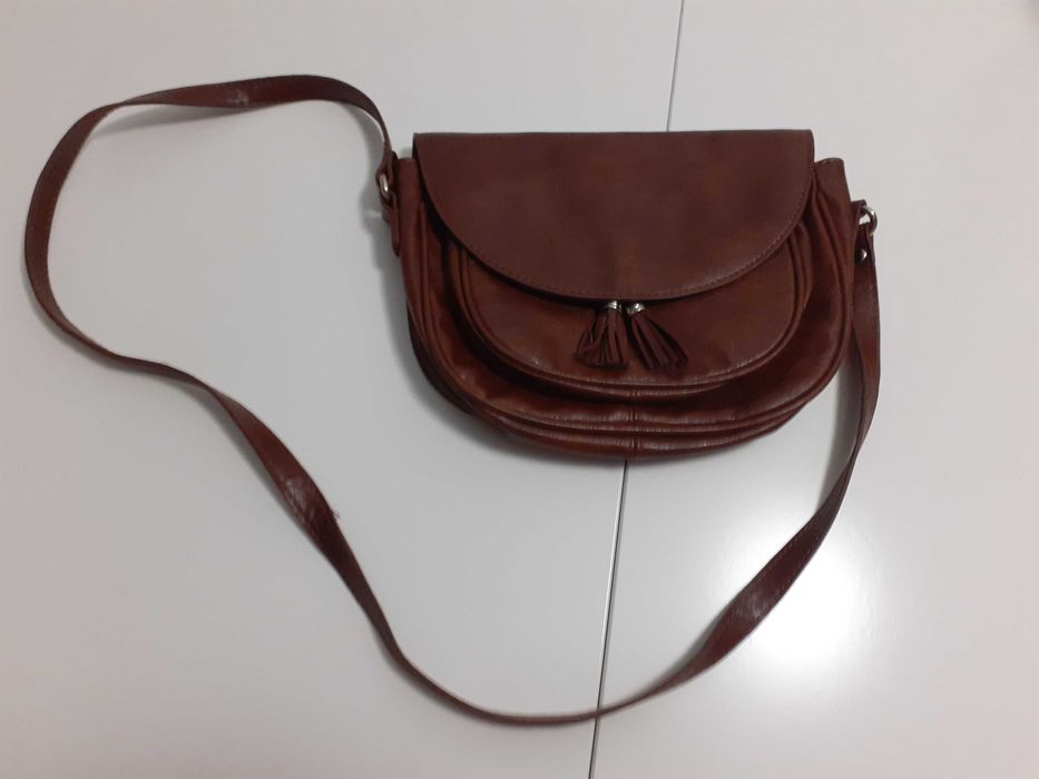 Mango nowa brązowa torebka listonoszka