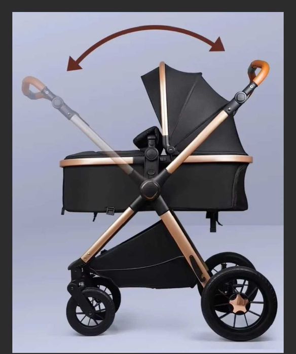 Універсальна коляска трансформер 3 в 1 Kidilo H2D (Grey)