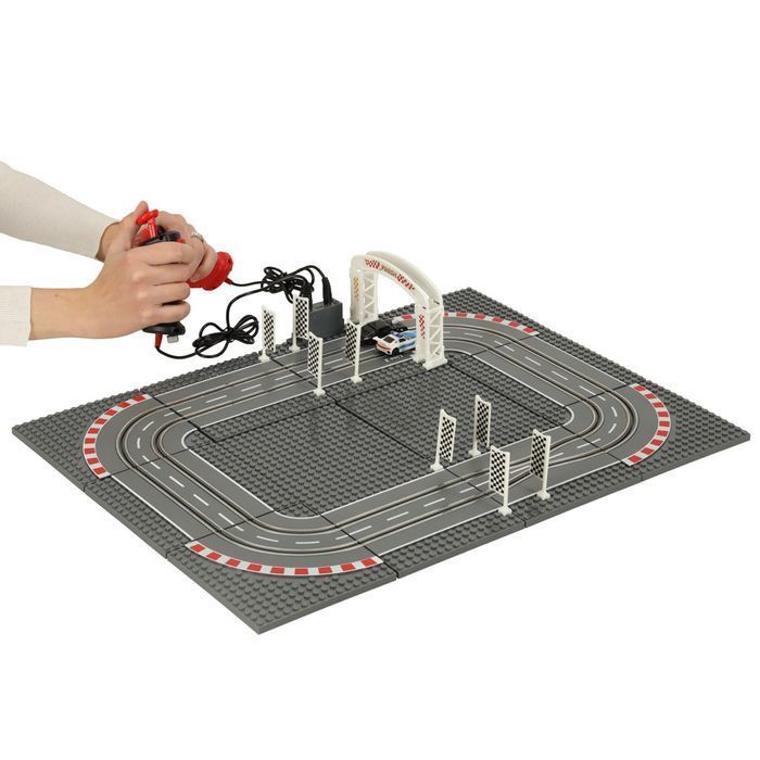 Tor Elektryczny Wyścigowy Samochodowy Dla Dzieci Kolejka 2 Autka