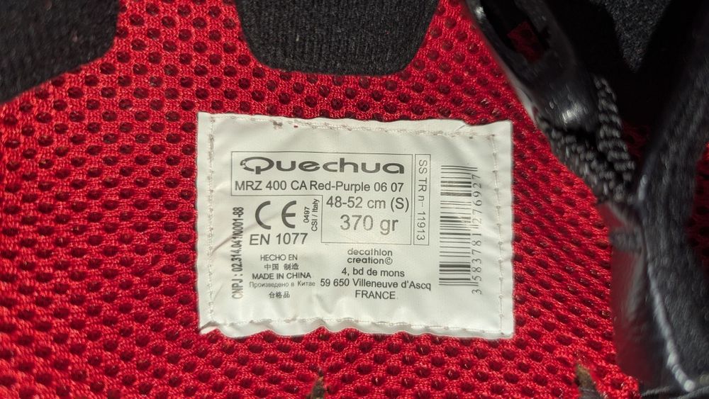 Kask narciarski dziecięcy Quechua MRZ 400 CA rozmiar S