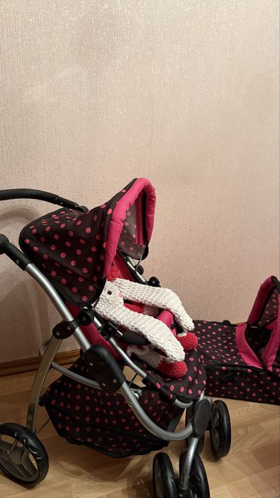 Дитяча коляска іграшкова 2 в 1