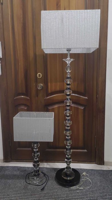 Торшер для підлоги (скло) Торшер настільний (скло)