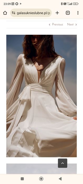 Suknia ślubna 'fliss'