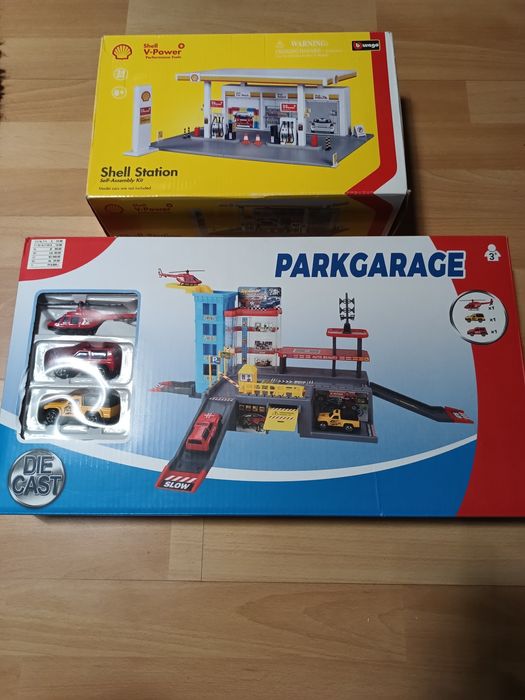 Zestaw stacja benzynowa+ duży garaż parking z windą piętrowy