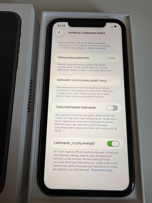 iPhone 11 64gb Black Idealny Bateria 100%