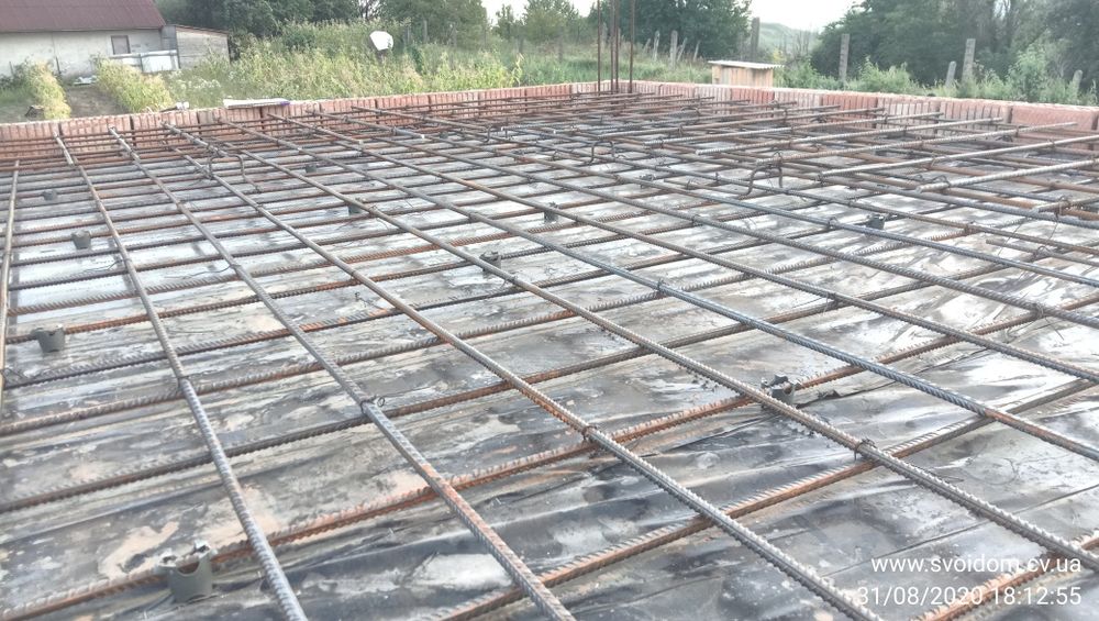 Заливка армированных железобетонных перекрытий и каркасных зданий