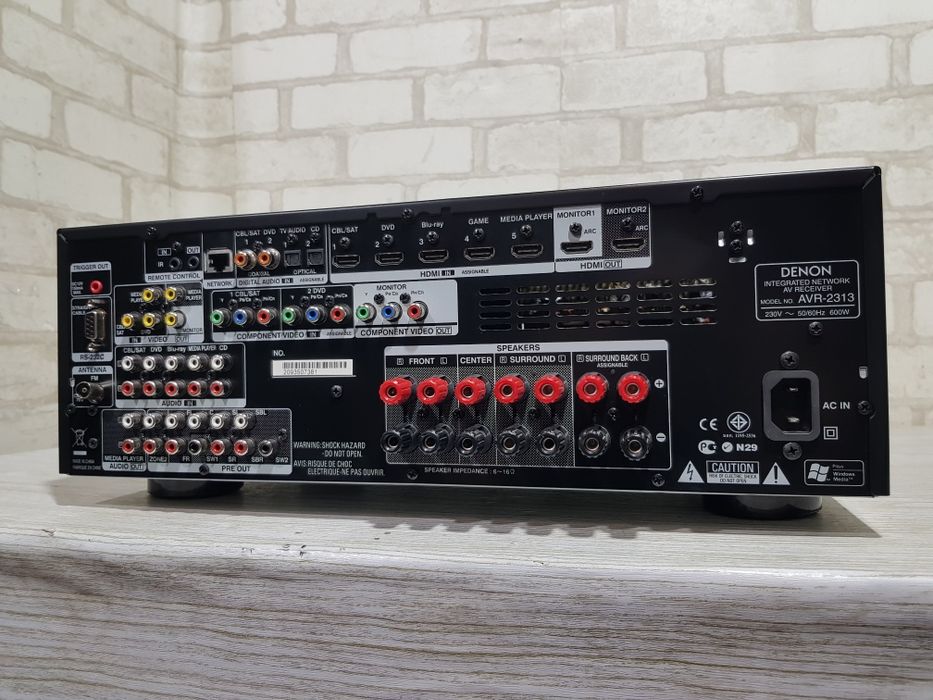 7.2 AV ресивер DENON AVR 2313, *7x135 Вт, HDMI,USB,4K, б/у з Німеччини