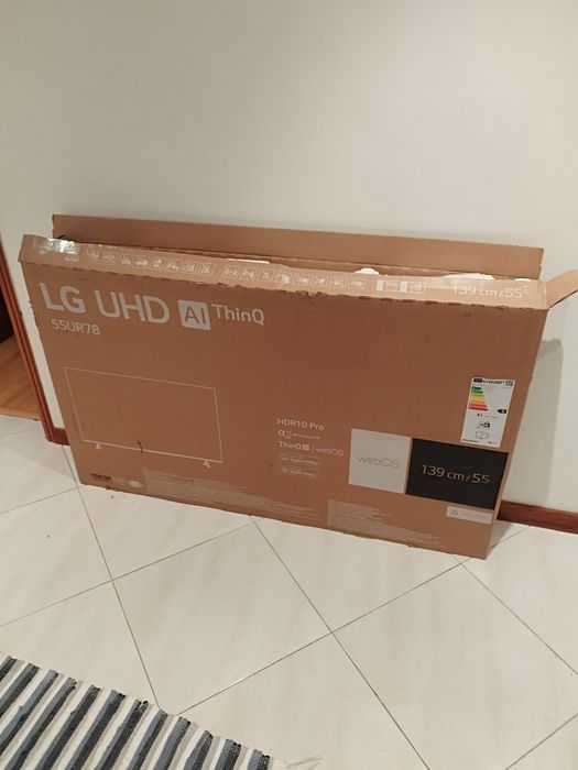 TV LG  ecrã partido
