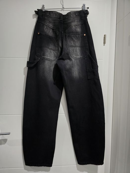 Piękne czarne jeansy BERSHKA  34 jak Nowe