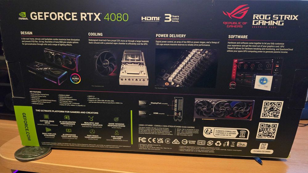 Karta graficzna 4080 Asus rog strix