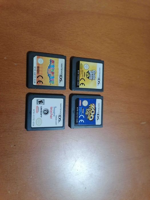 Nintendo DS jogos LOTE Mario Party Imagine Guitar Hero Zoo tycoon jogo