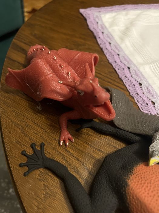 Zestaw figurek. Gumowych