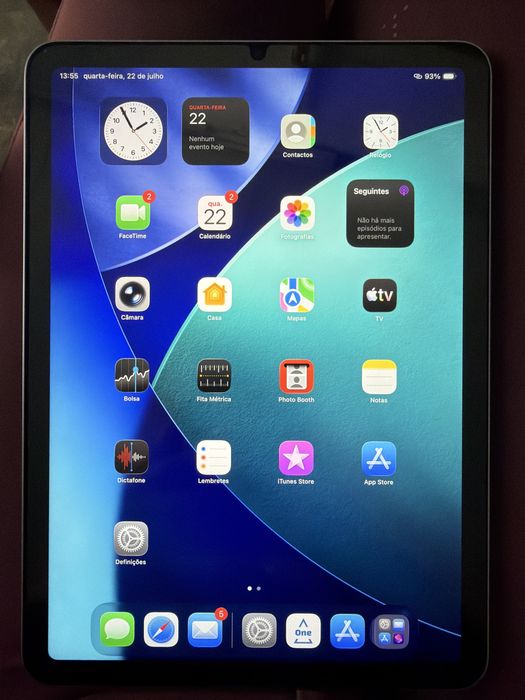 Apple iPad Air 2022 Roxo - Tablet 10.9" 64GB Wi-Fi M1