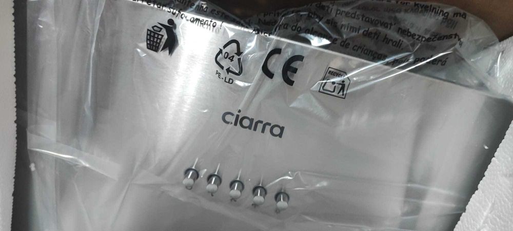 Exaustor de Parede CIARRA 60cm, 650m³/h, A+++