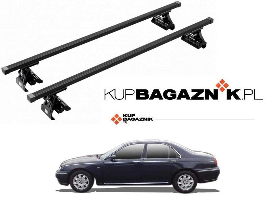 Bagażnik Dachowy ROVER 75 sedan 2000 do 2005 bazowy belki Relingi dach