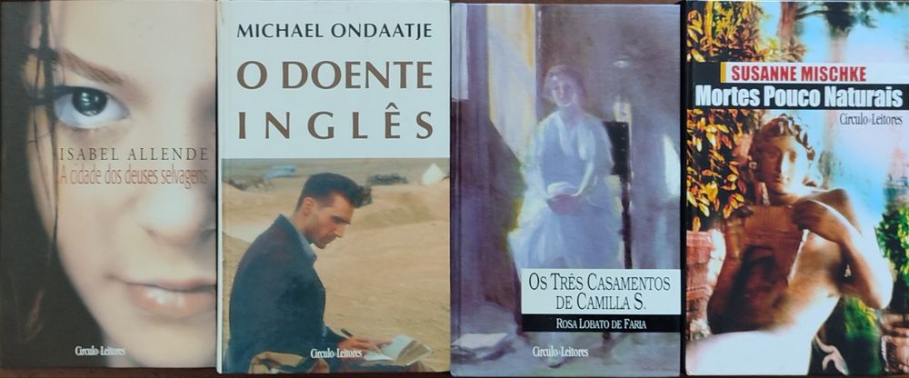4 Romances Círculo de Leitores (preço unitário)