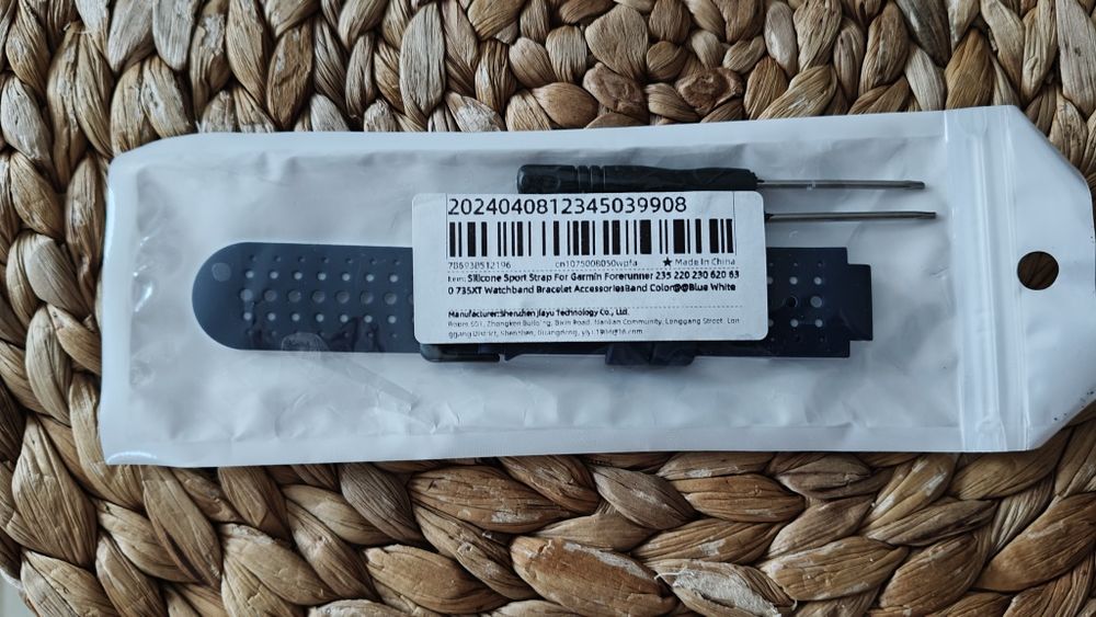 Pasek silikonowy do Garmin  235, 220, 230, 620, 630, 735 XT.