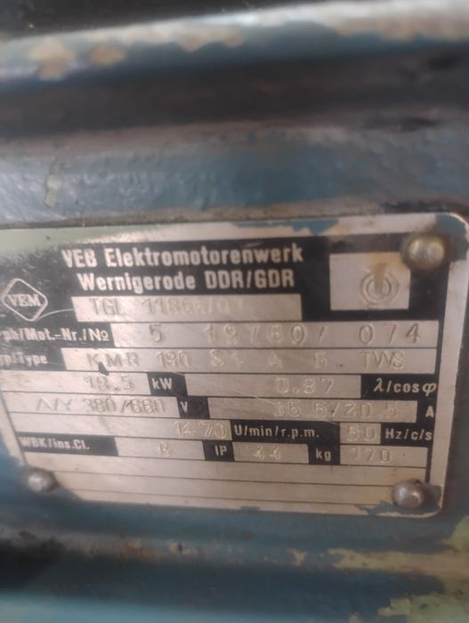 Silnik  18.5 kw 1470/min