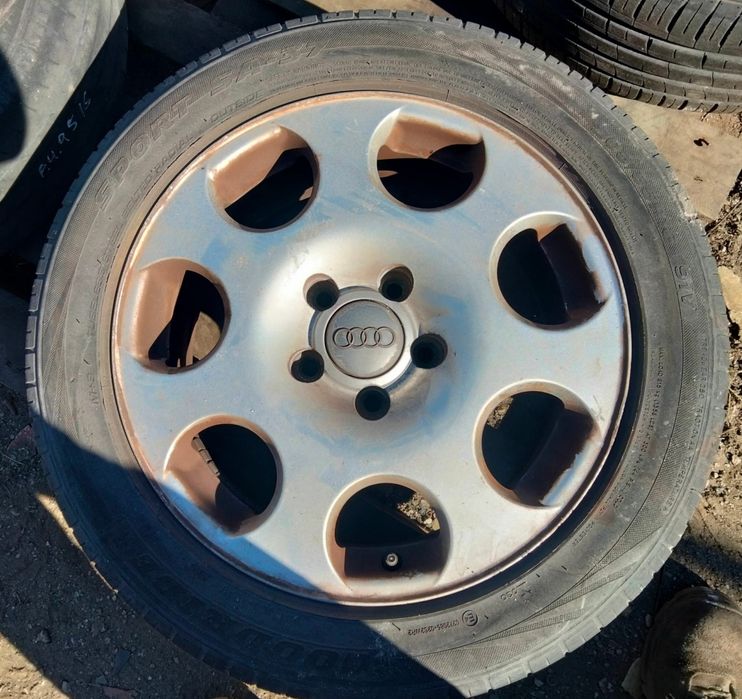 Jantes Audi R16 Com Pneus 205/55 Furação 5X112