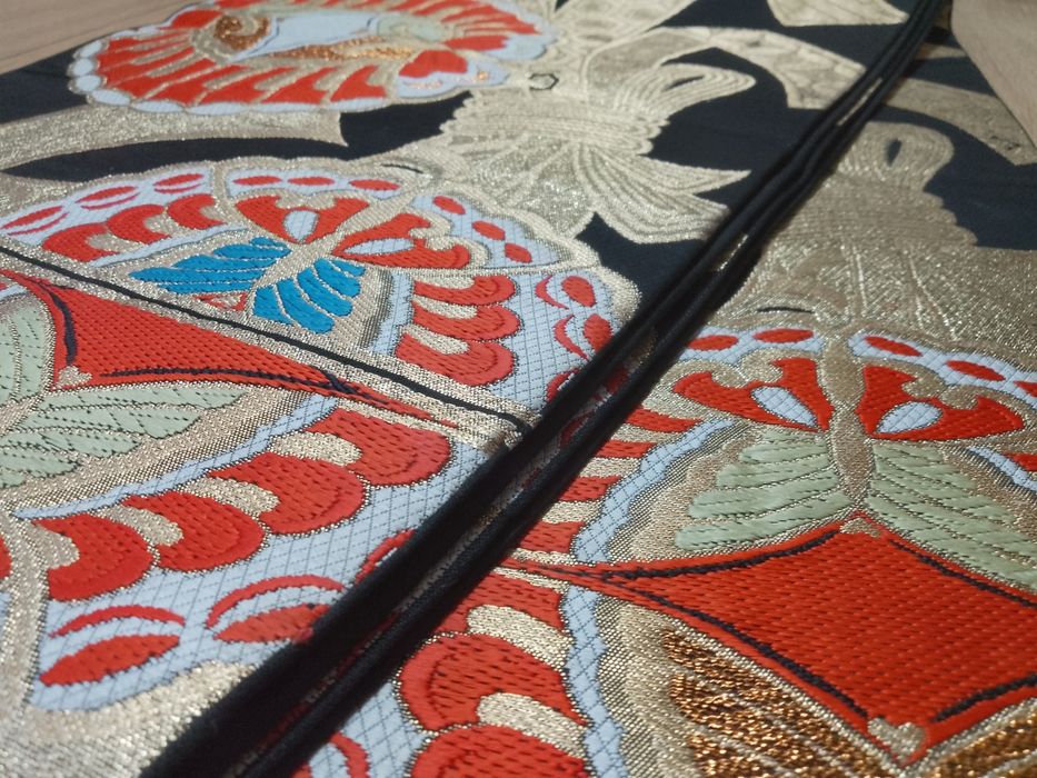 Pas fukuro obi, oryginalny japoński pas do kimono