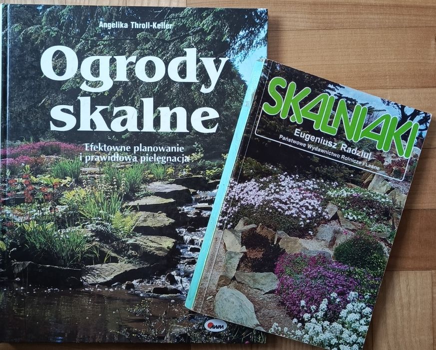 Zestaw 2 książek o ogrodach skalnych