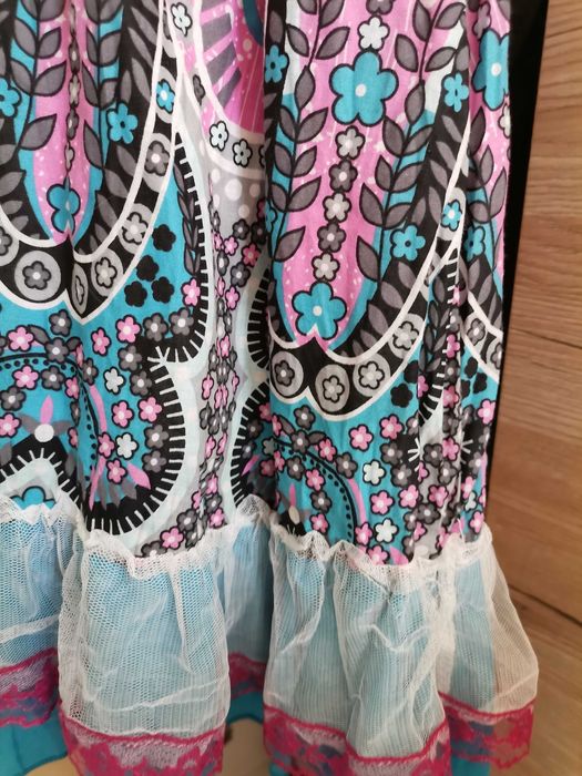 Bawełniana sukienka na ramiączkach