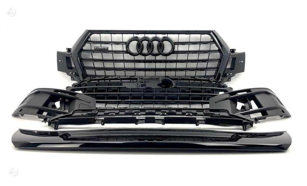 Передній бампер audi q7 4m Audi Q7 4M ауді ку7 +Підрешітник і Захист шрот розборка разборка