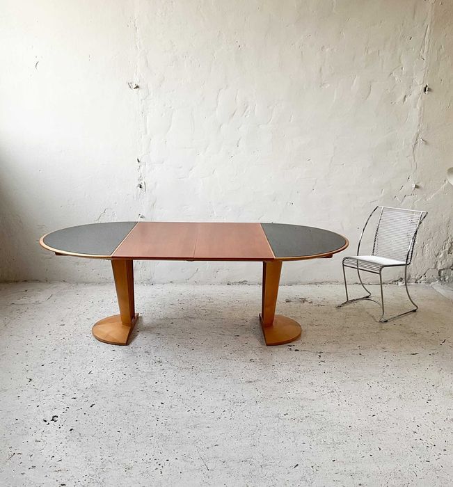 Stół rozkładany z granitowym blatem lata 70 80 vintage