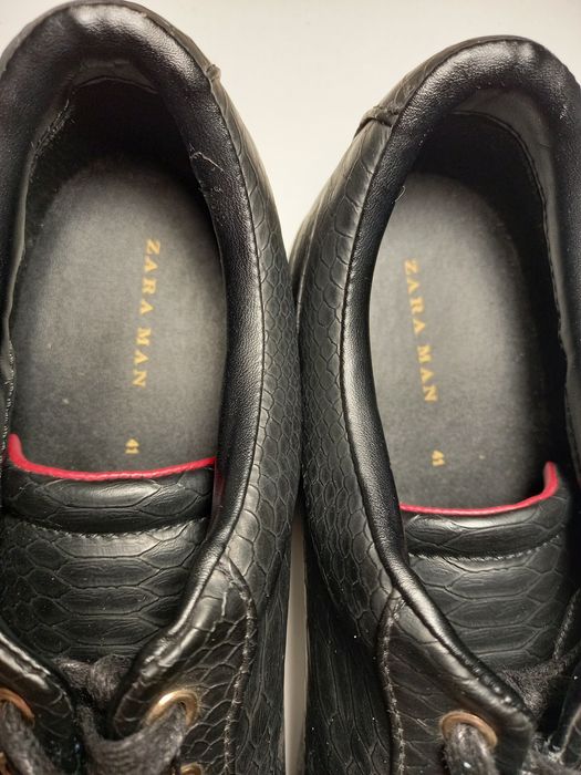 Кроссовки (кеды)  с тиснением "Рептилия" от Zara Men, 41 размер