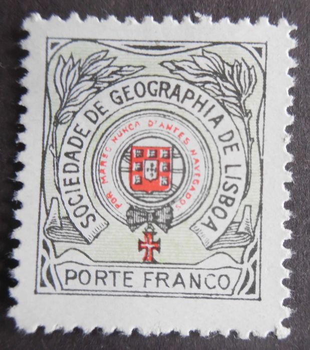 Selos Portugal 1937-Porte Franco sociedade geográfica Cruz Cristo