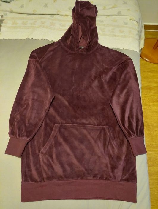 Sweatshirt que serve como vestido da Bershka (oversize)